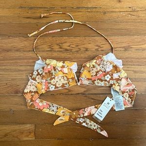 Billabong Salty Blonde Collection Retro Bikini Top